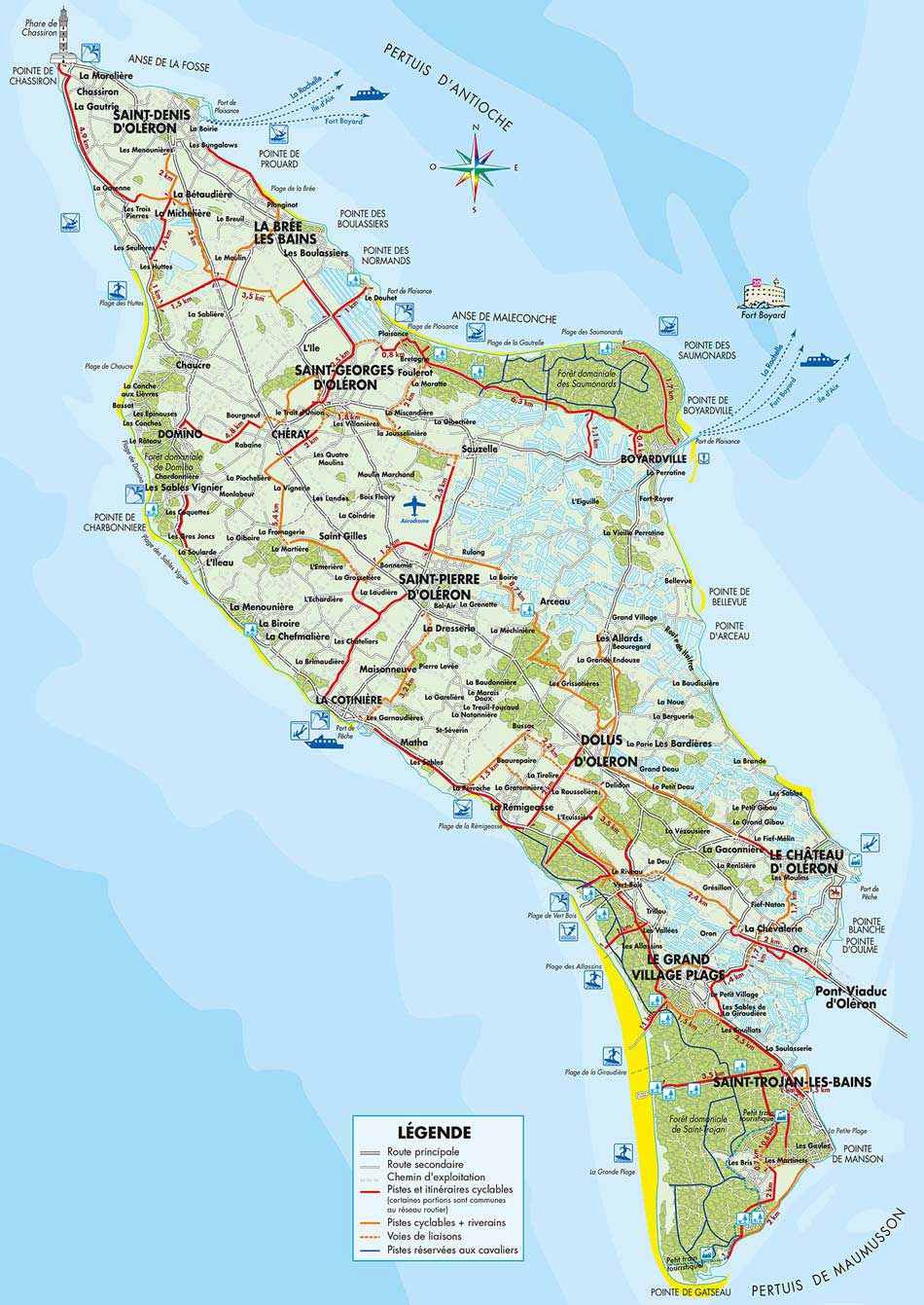 carte de île doléron