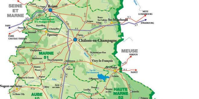 Ardennes Carte De France Vacances Guide Voyage