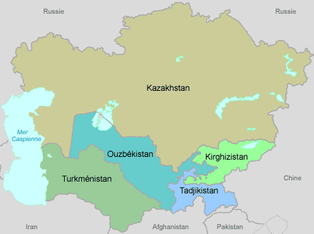 Asie centrale dans le monde