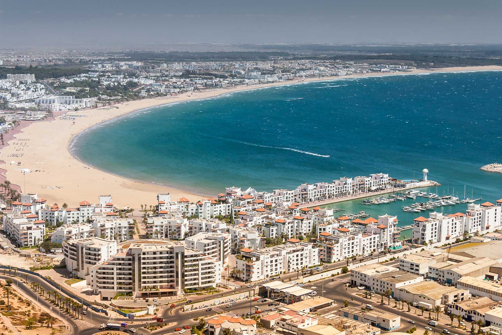 Agadir ville touristique du Maroc ≡ Voyage  Carte  Plan