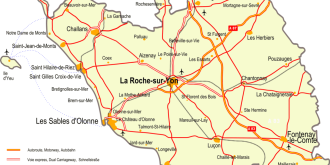Aufkleber Für Nummernschild – Departement 85 Vendée, Mit Logo Der Region Loire, 60x30 Mm, UV-geschützt, Französische Produktion