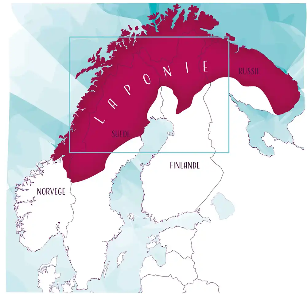 Carte de la Laponie