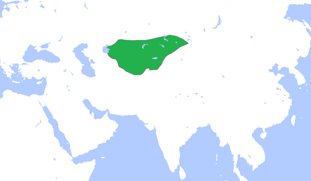 Carte empire Kara Khitaï