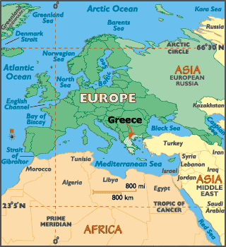 Crete - carte du monde