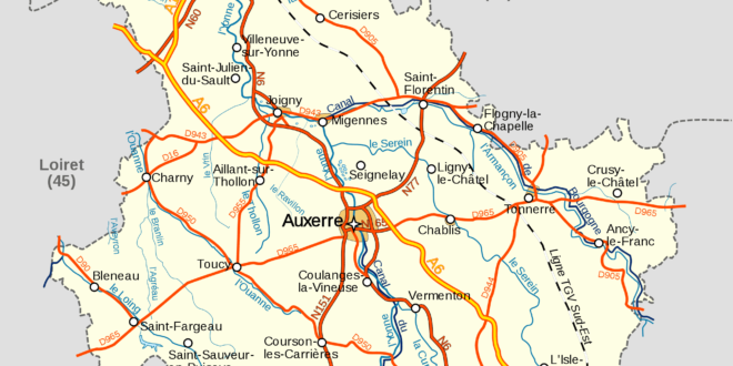 Yonne carte