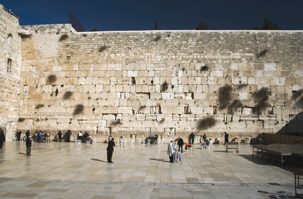 Le mur des lamentations à Jérusalem
