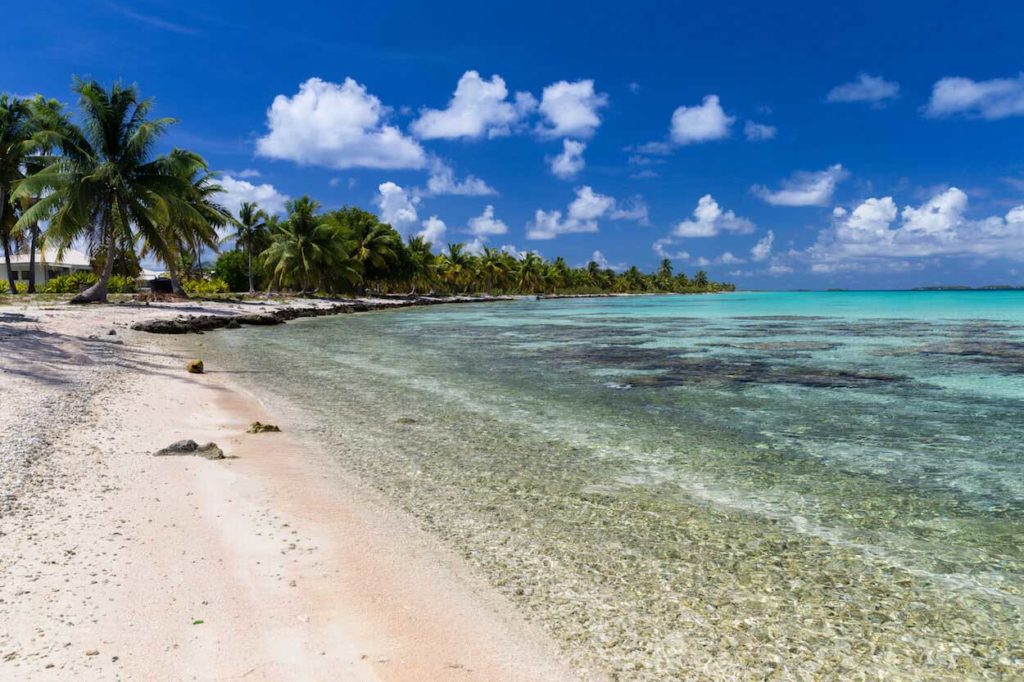 Photo d'une plage à Tahiti