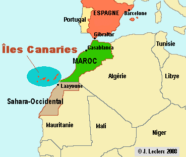 canaries-carte