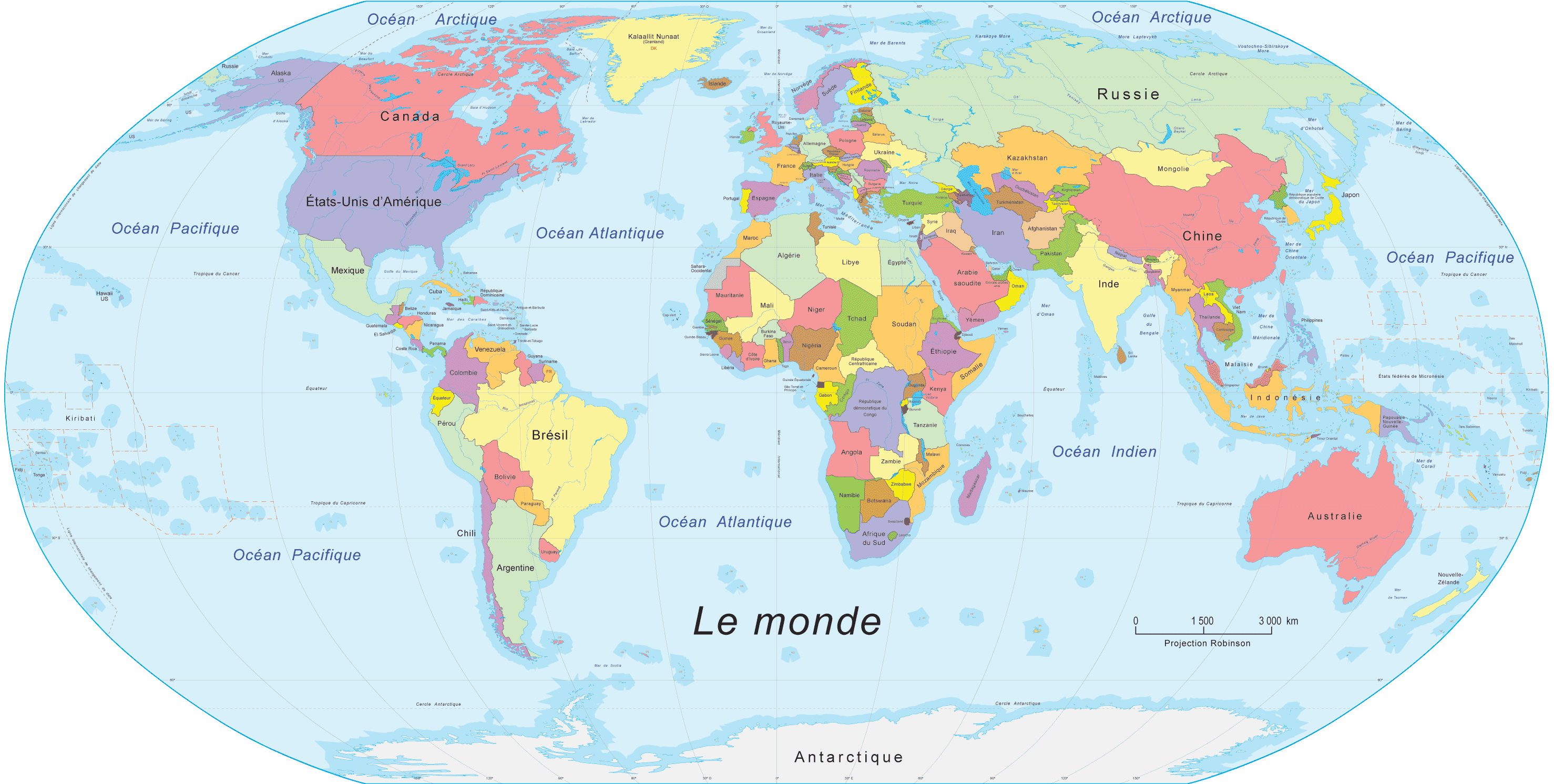 Cartes géographique