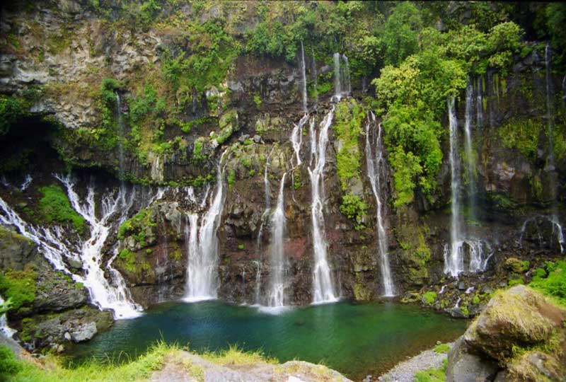 La Réunion photo de la cascade de Galet