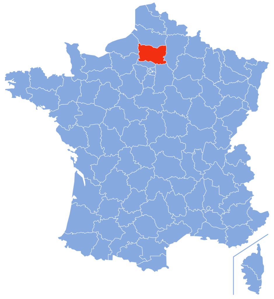Oise - Carte de France