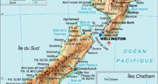 Carte Nouvelle Zélande