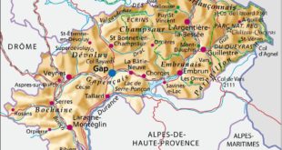 Carte des Hautes Alpes