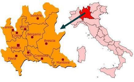 Villes de Lombardie
