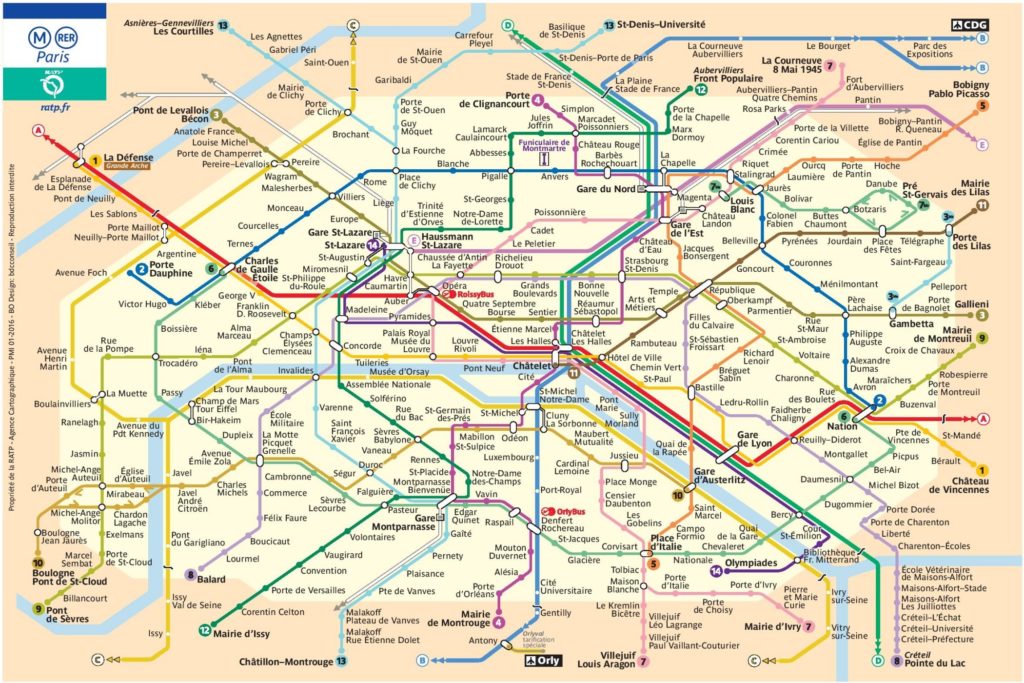 PDF Plan métro Paris