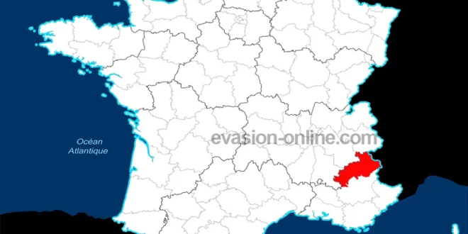 Département 05 - Localisation sur la carte de France
