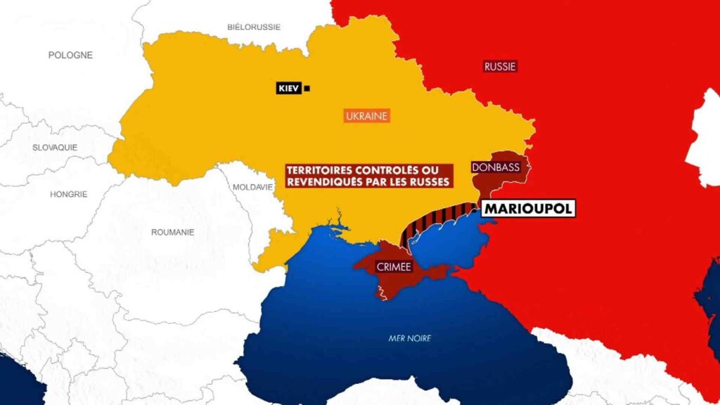 Marioupol carte Ukraine
