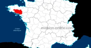 Département 56 sur la carte de France