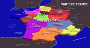 Carte de France en 3D