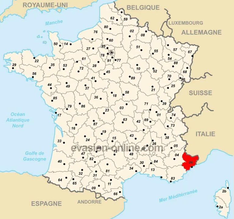 D partement 06 Alpes Maritimes Voyage Carte Plan