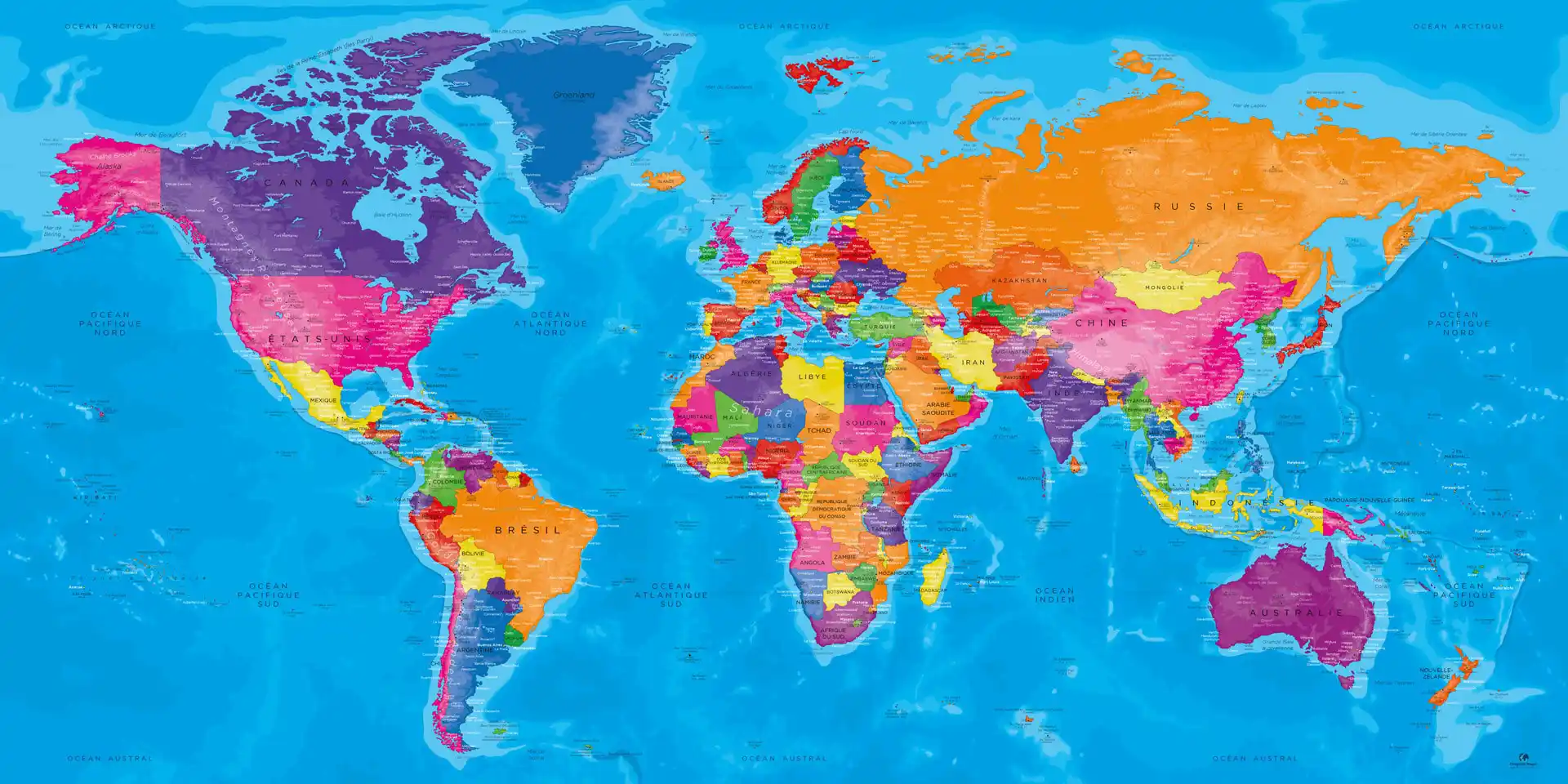 Grande Carte du monde