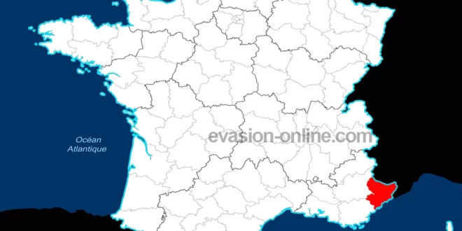Localisation du département 06 sur la carte de France