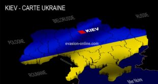 Kiev carte Ukraine 3D
