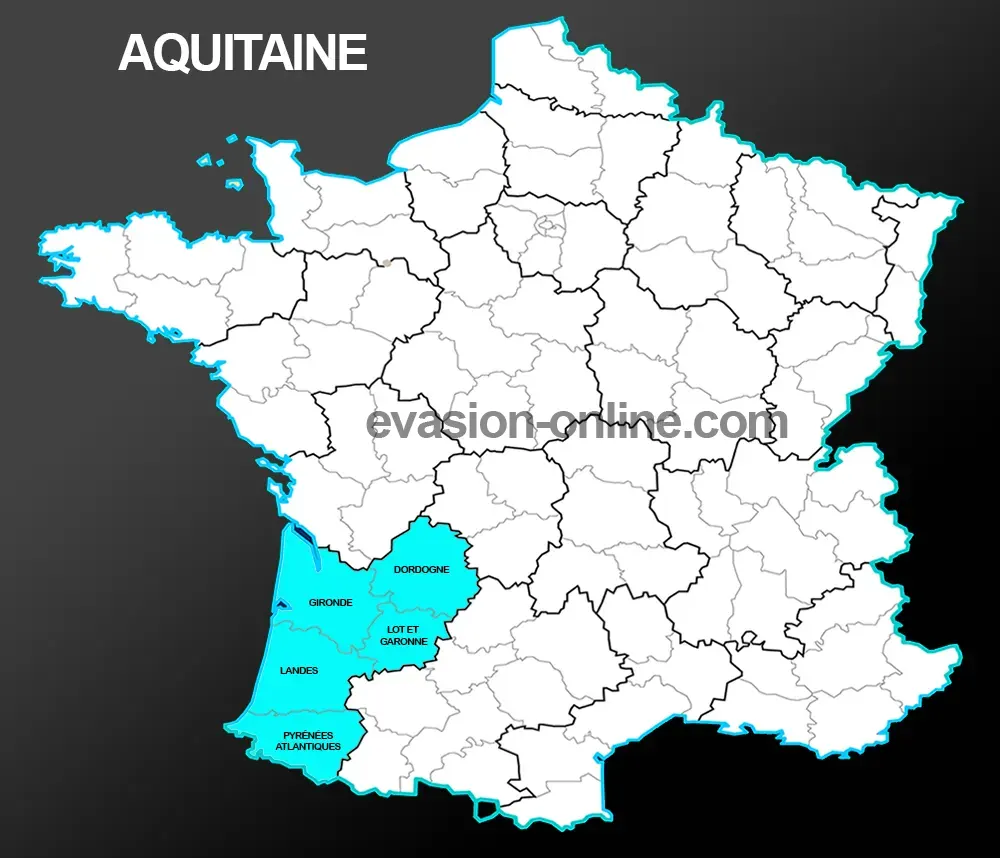 Carte Aquiataine