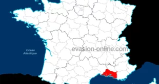 Localisation du département 13 sur la carte de France