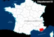 Département 83 sur la carte de France