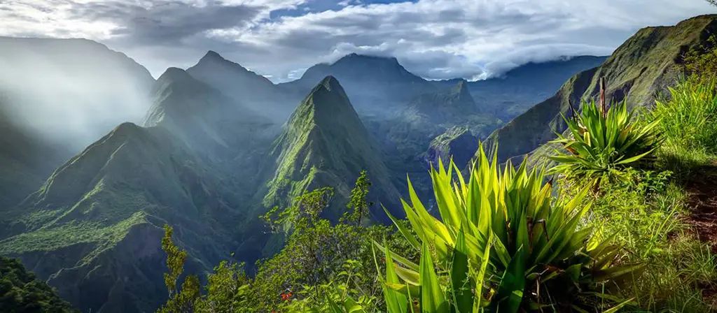 Paysage de Montagne sur l'île de la Réunion