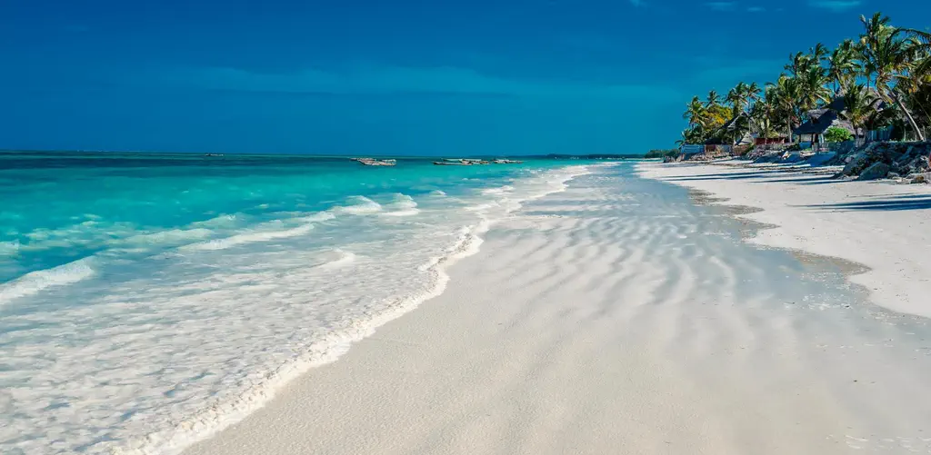 Plage de sable fin au Zanzibar